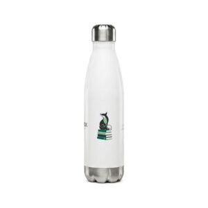 Gray Fox Stainless Steel Water Bottle — 17oz Insulated Reusable Bottle