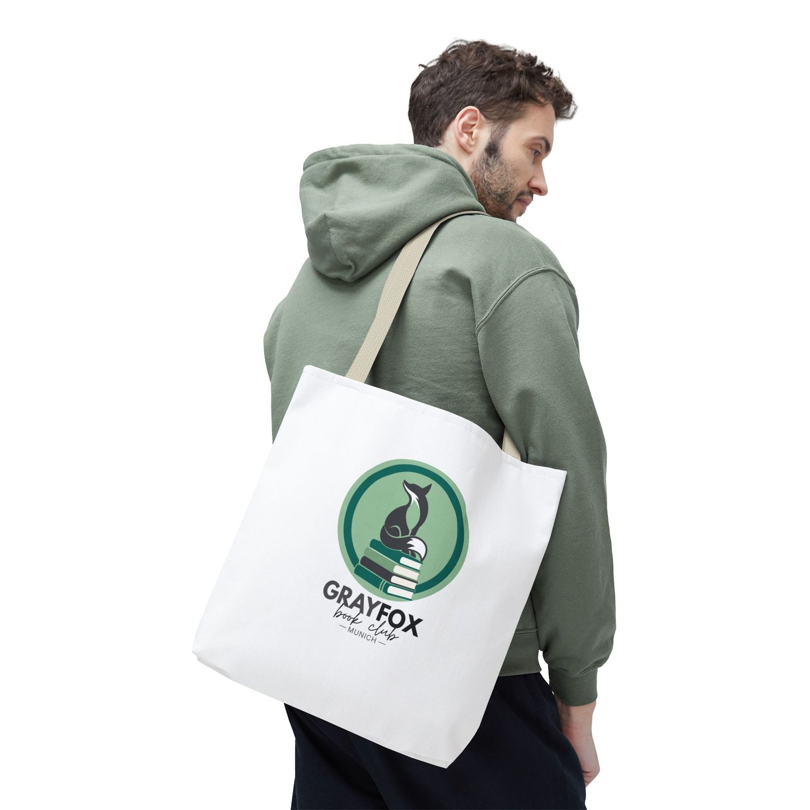 GrayFox Book Club Tote Bag — "Global Stories. Local Connections." Cotton Book Lover Tote - Image 19