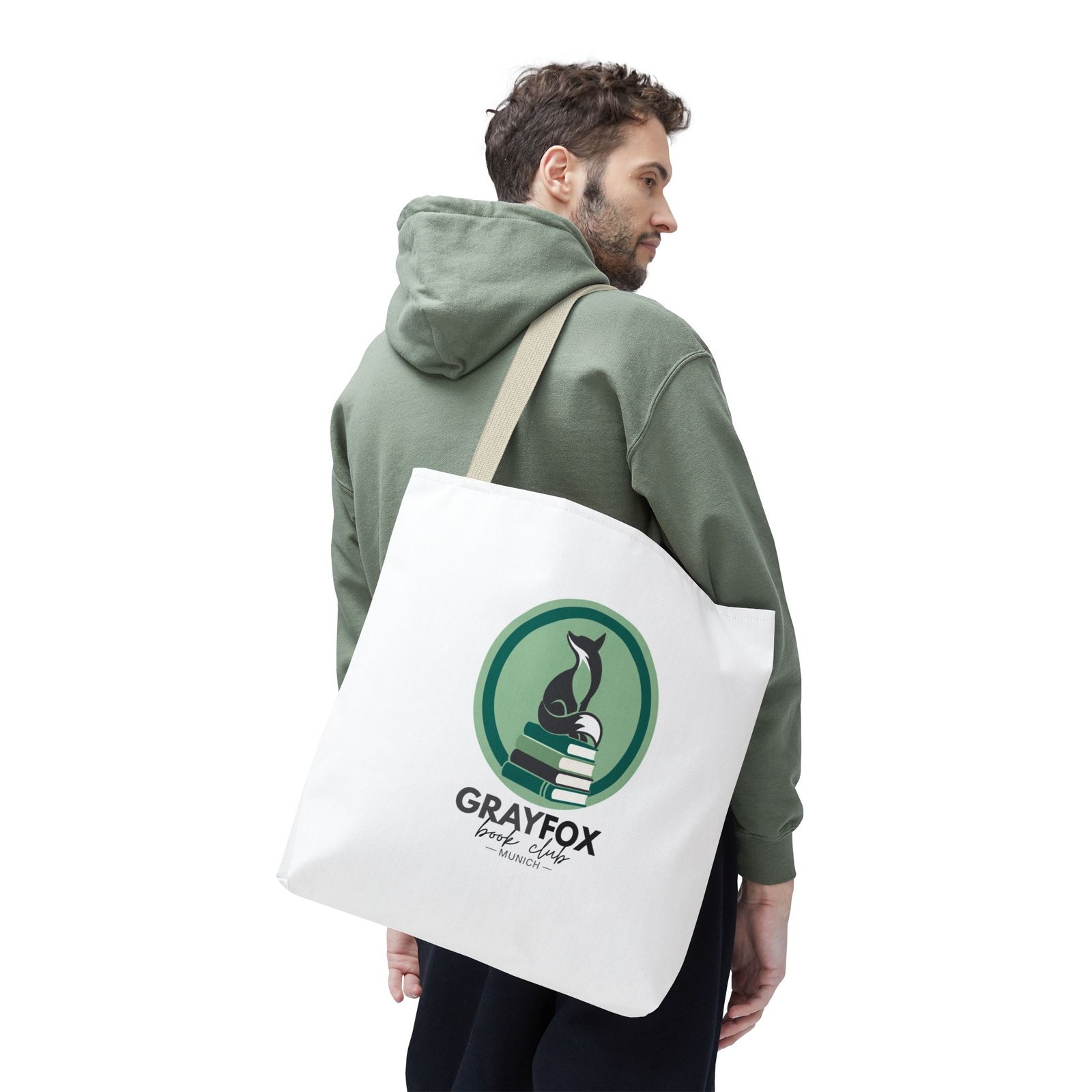 GrayFox Book Club Tote Bag — "Global Stories. Local Connections." Cotton Book Lover Tote - Image 23