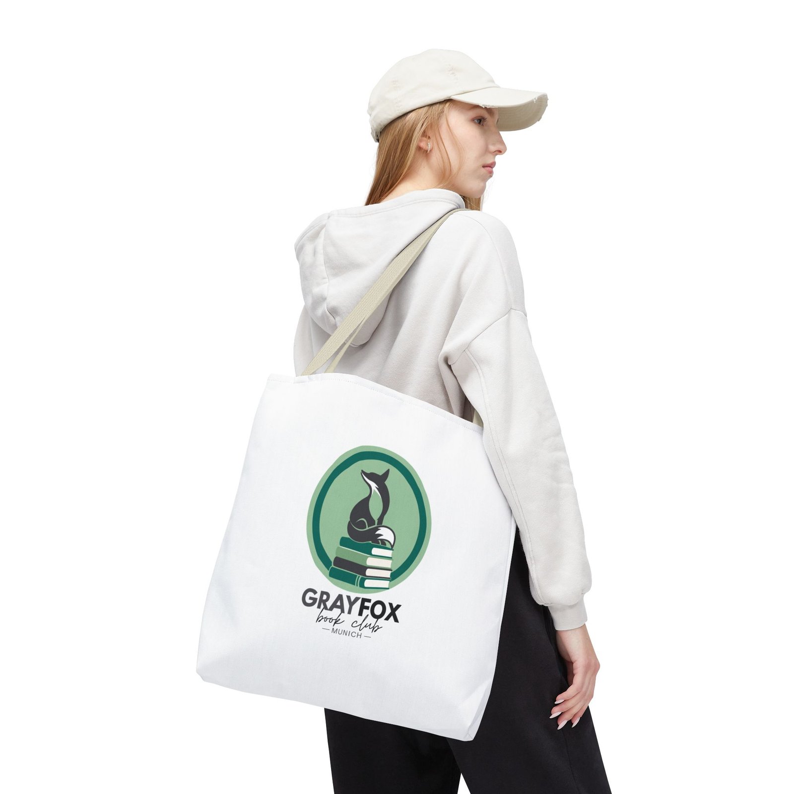 GrayFox Book Club Tote Bag — "Global Stories. Local Connections." Cotton Book Lover Tote - Image 24