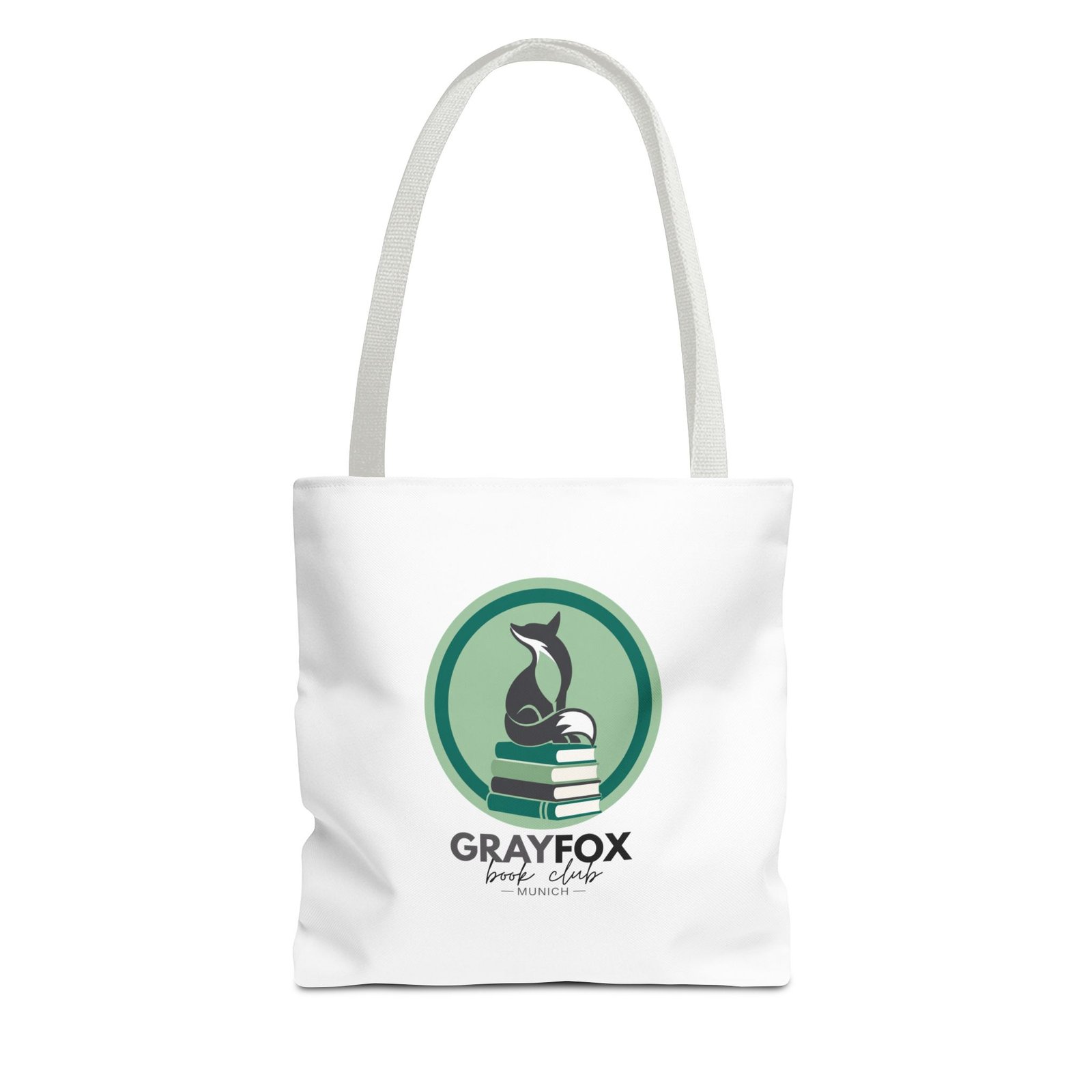 GrayFox Book Club Tote Bag — "Global Stories. Local Connections." Cotton Book Lover Tote - Image 2