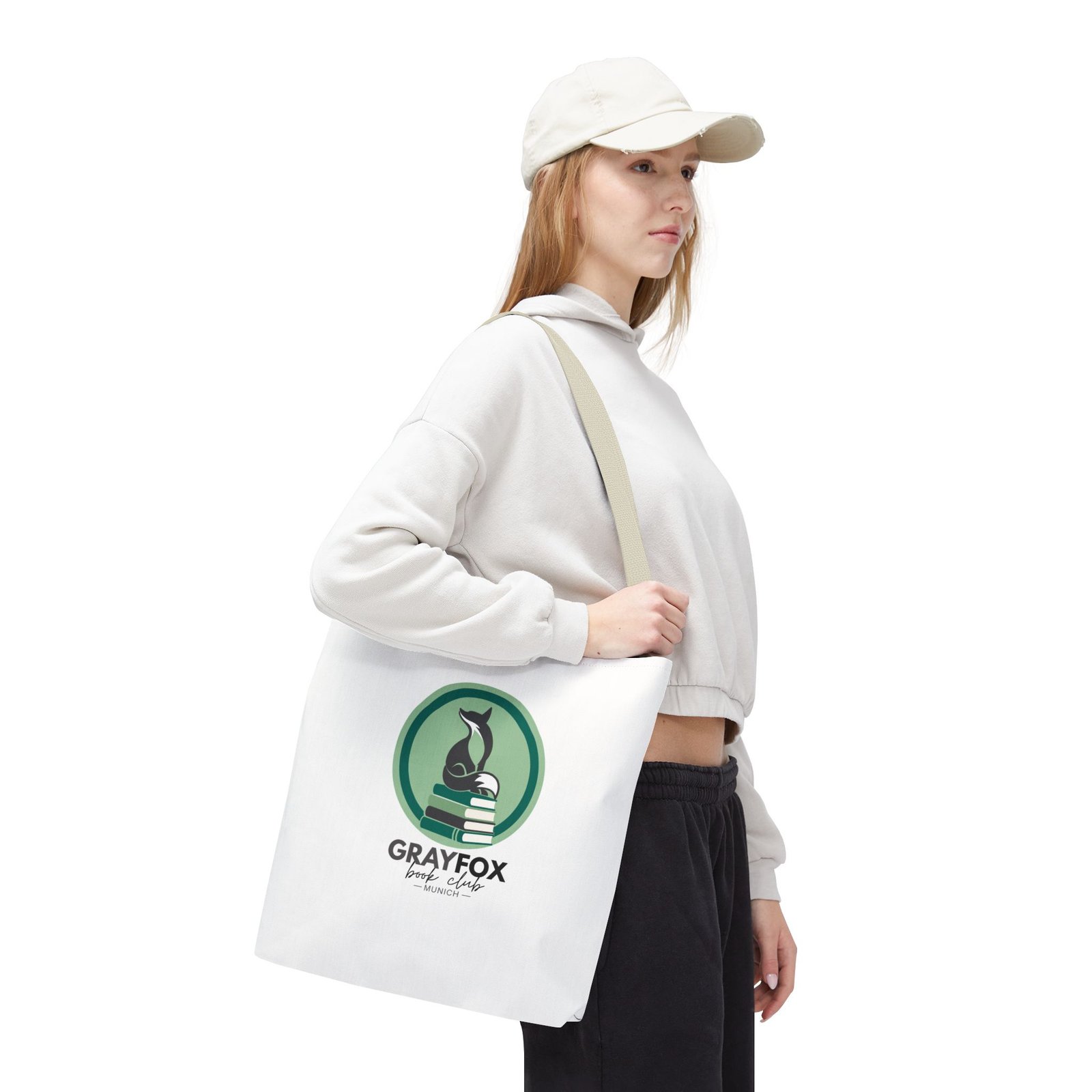GrayFox Book Club Tote Bag — "Global Stories. Local Connections." Cotton Book Lover Tote - Image 20