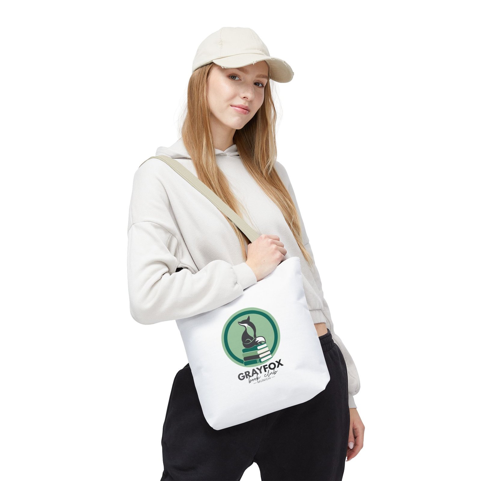 GrayFox Book Club Tote Bag — "Global Stories. Local Connections." Cotton Book Lover Tote - Image 16