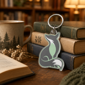 GrayFox Key Chain